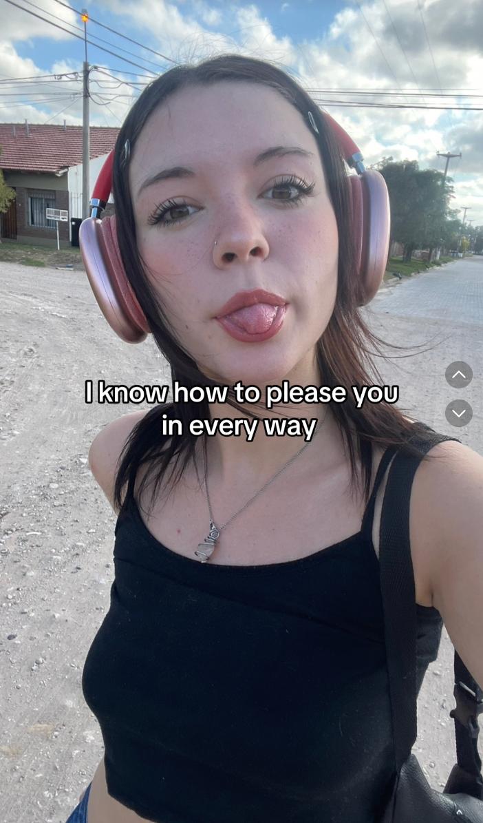 Creator example — flirty tongue-out